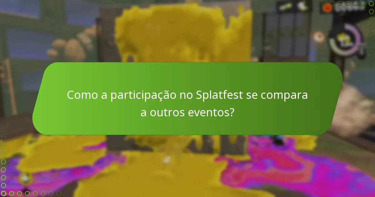 Quais recompensas podem os jogadores ganhar com a participação no Splatfest?