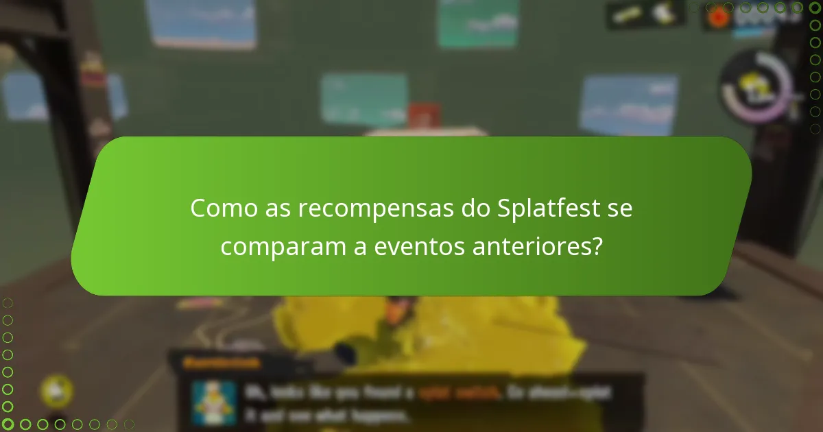 Quem é elegível para as recompensas do Splatfest em Splatoon 3?