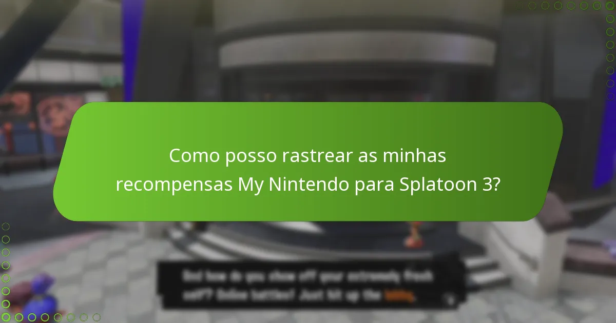 Qual é o processo para reivindicar recompensas em Splatoon 3?