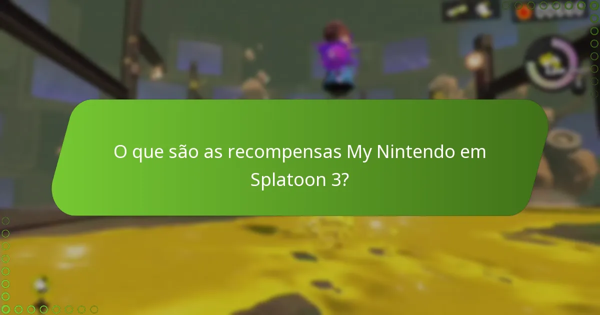 Quais recompensas posso ganhar através do jogo em Splatoon 3?