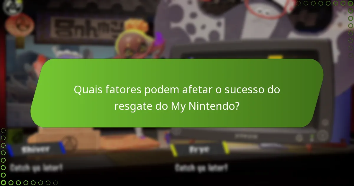 Quais soluções estão disponíveis para problemas de resgate do My Nintendo?