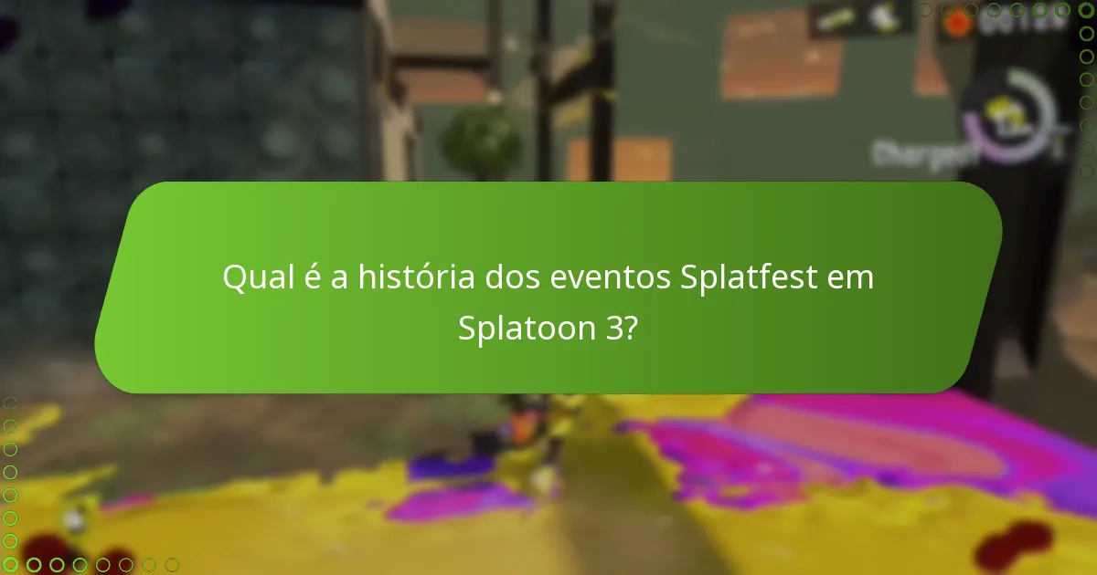 Como os eventos Splatfest passados se comparam entre si?