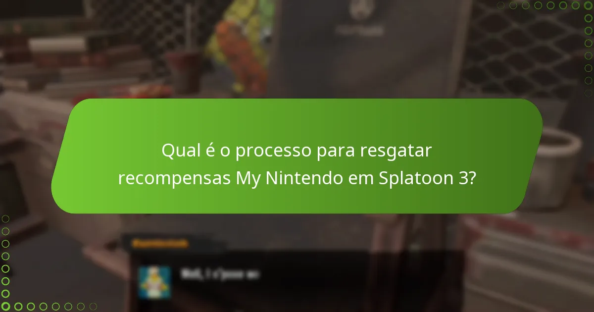 Quais são os benefícios dos itens exclusivos nas recompensas My Nintendo de Splatoon 3?